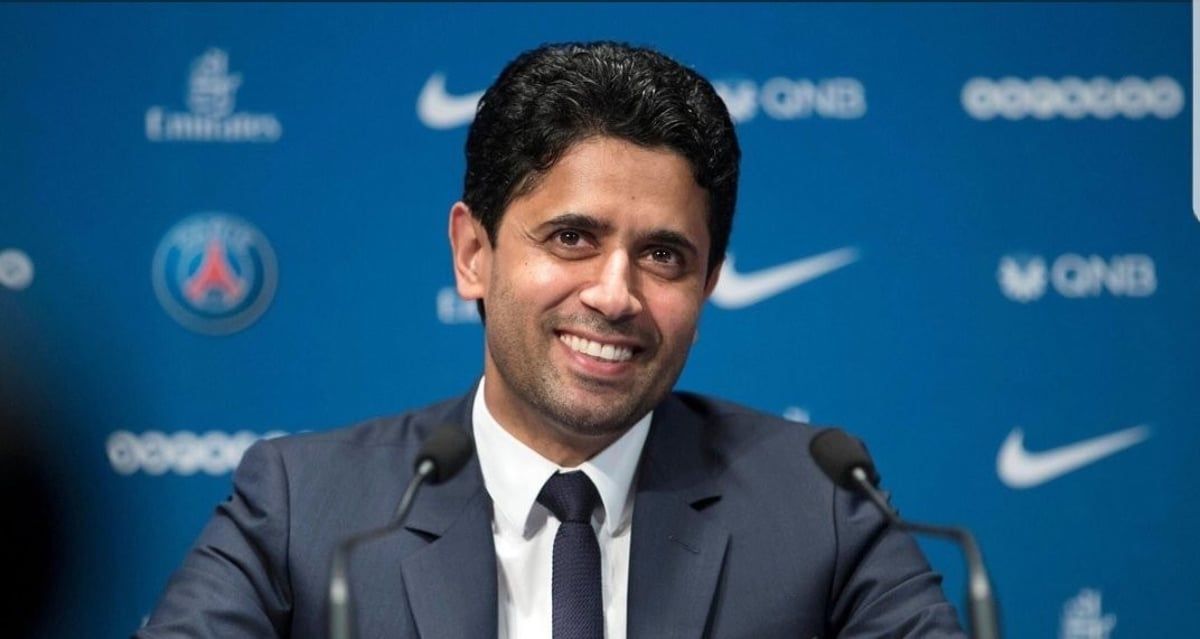 ناصر الخليفي يهدئ الأجواء بين برشلونة وباريس سان جيرمان