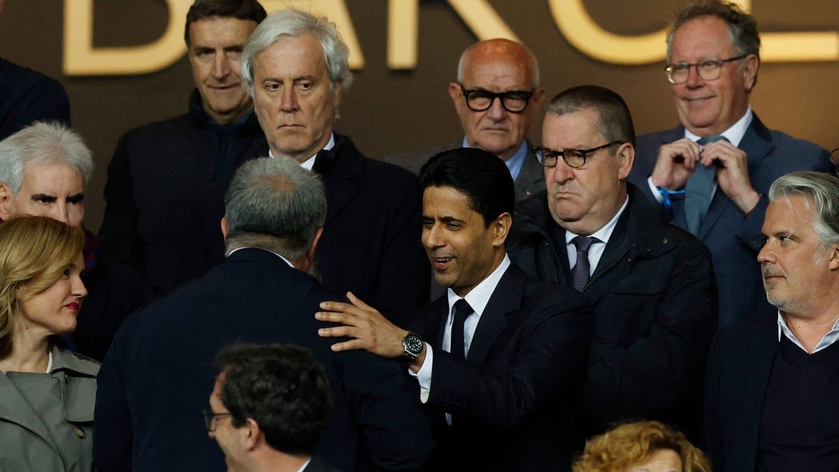 رد فعل ناصر الخليفي بعد هدف ريمونتادا سان جيرمان (فيديو)