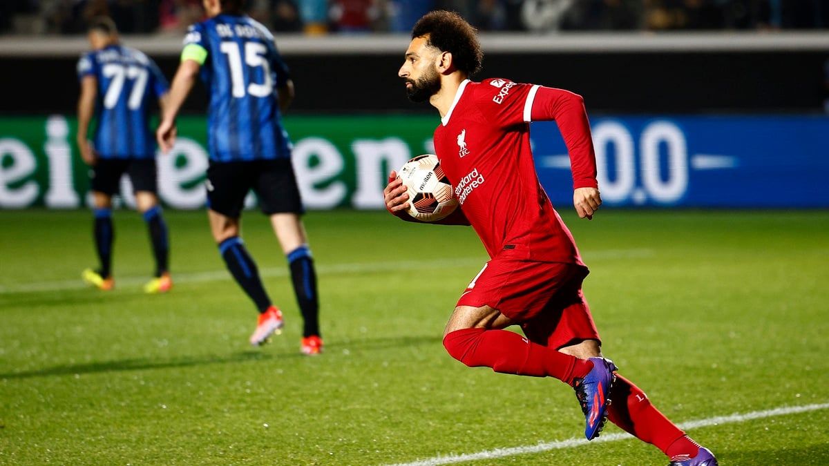 أهداف مباراة ليفربول وأتلانتا.. محمد صلاح يتقدم (فيديو)