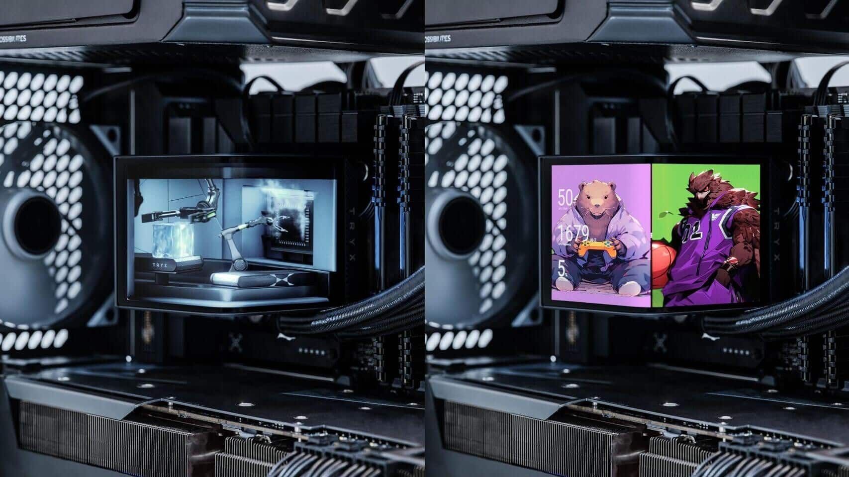 TRYX تكشف عن المبرد المائي المتكامل PANORAMA مع شاشة AMOLED - موقع الخليج الان