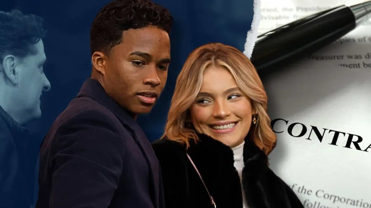 بنود غريبة للغاية في عقد علاقة إندريك وصديقته الحسناء