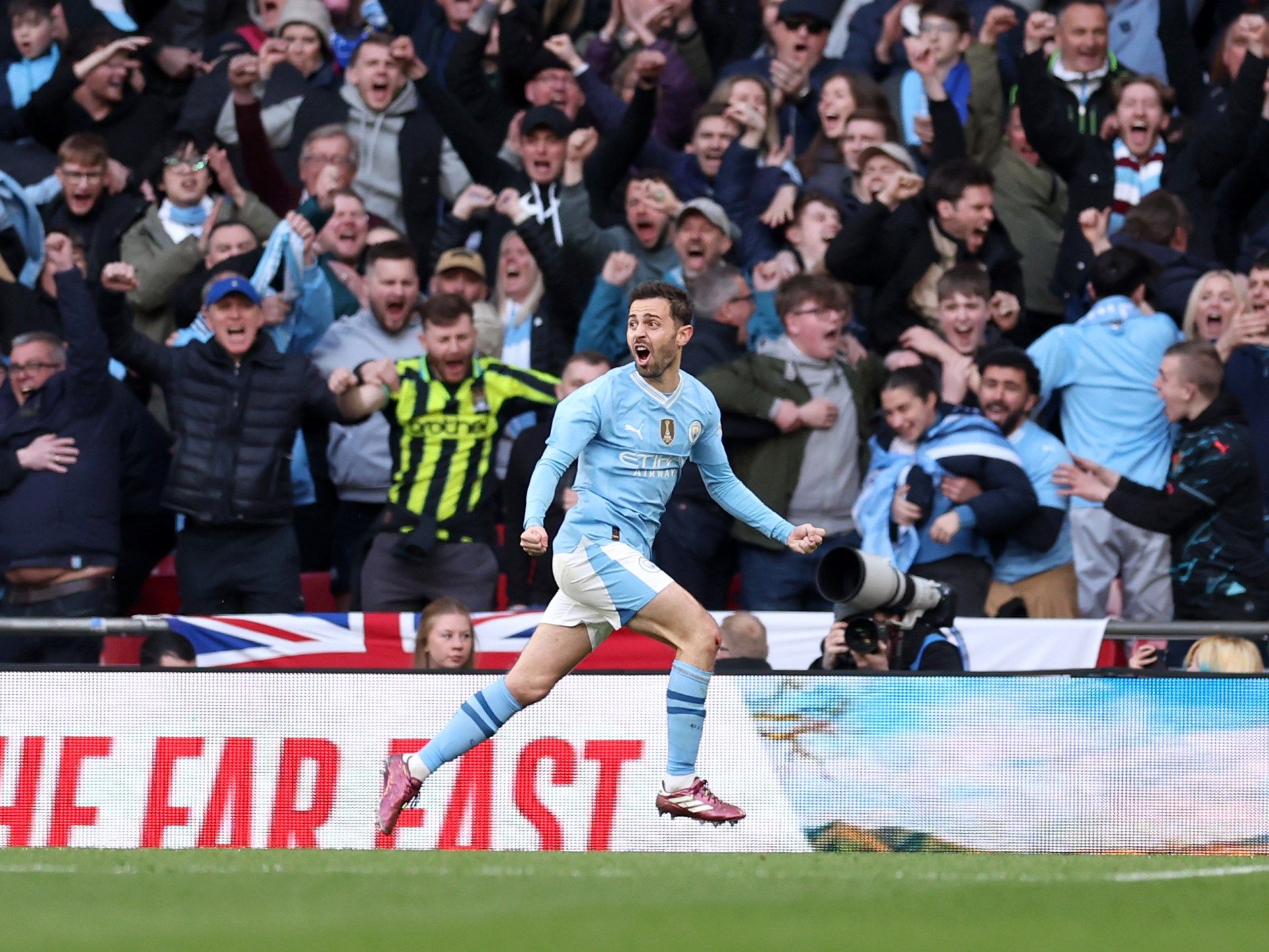 شاهد.. سيلفا يقود مانشستر سيتي لنهائي كأس إنجلترا - موقع الخليج الان