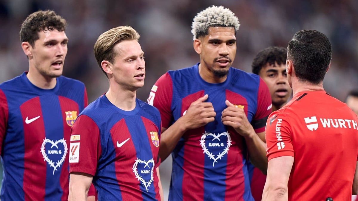 تعليق مثير من حساب برشلونة حول حكم الكلاسيكو (صورة)