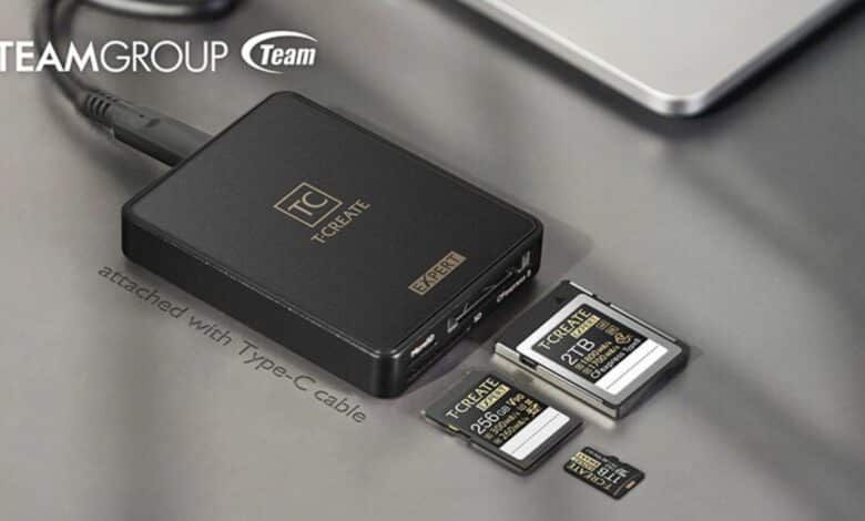Team Group تعلن قارئ بطاقات الذاكرة T-CREATE EXPERT R31 - موقع الخليج الان