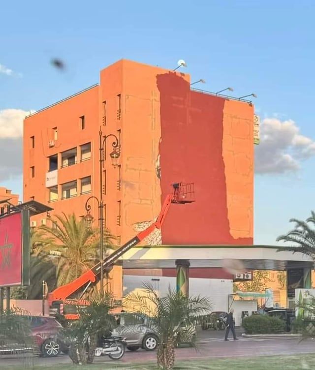 حياة جديدة لجدارية "الوجه البشوش" في المغرب (صور)