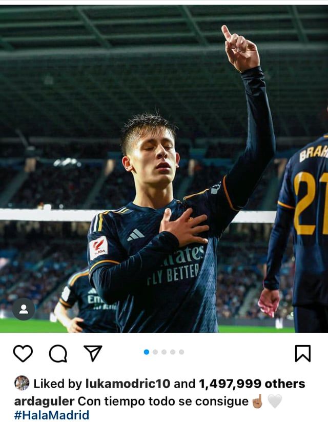 تعليق مثير من أردا غولر بعد هدفه الحاسم ضد سوسيداد (صورة)