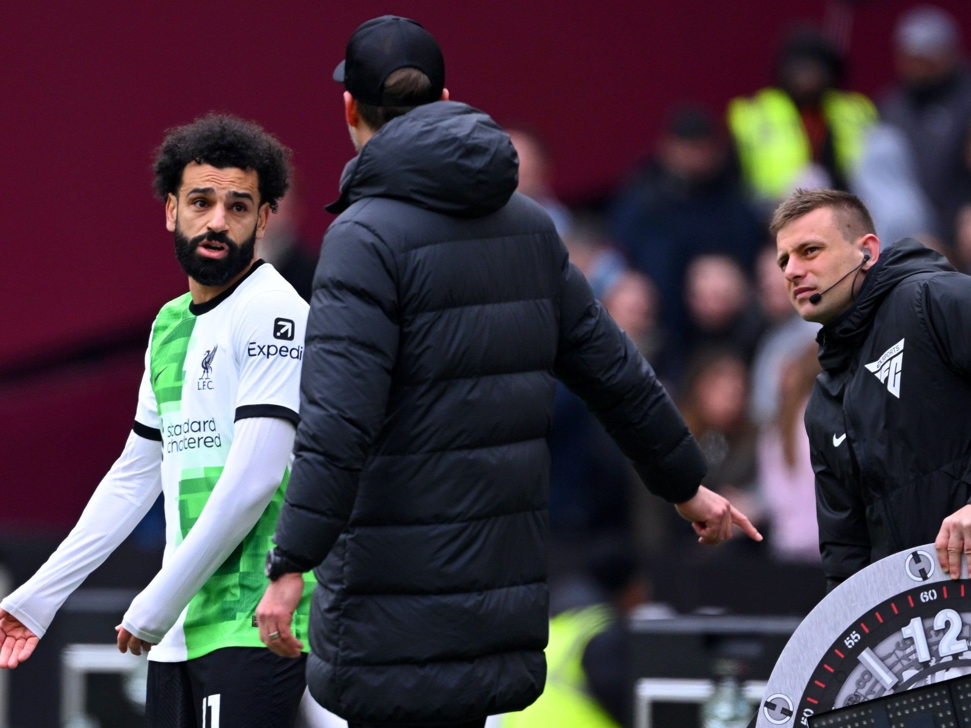 شاهد.. كواليس المشادة الكلامية بين صلاح وكلوب مدرب ليفربول - موقع الخليج الان