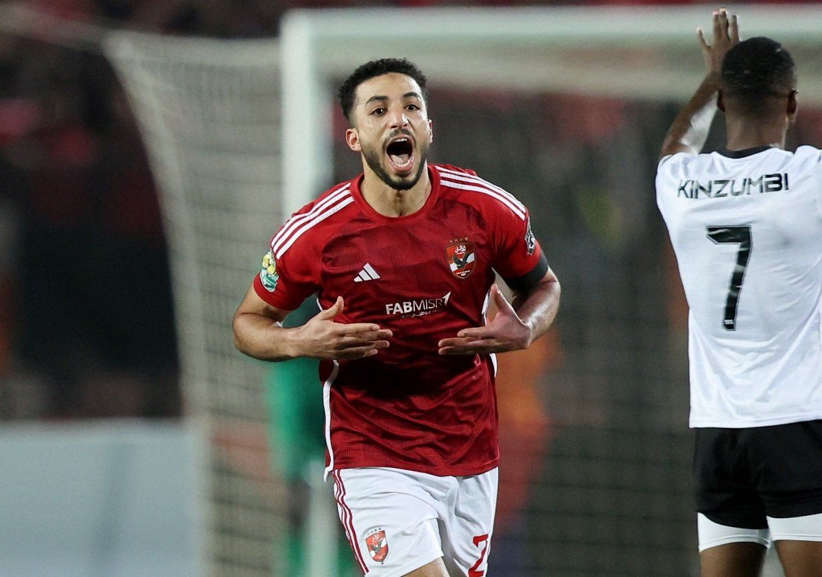 غضب بسبب احتفال محمد عبد المنعم "غير اللائق" أمام مازيمبي (صور)