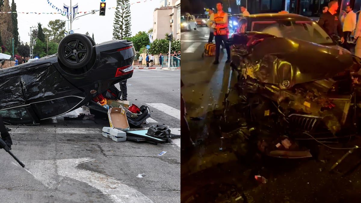 بعد حادث بن غفير.. مركبة وزير إسرائيلي آخر تتعرض لاصطدام خطير (فيديو)