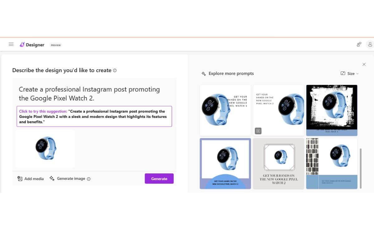 كيفية استخدام أداة Microsoft Designer لإنشاء صور مميزة بتقنية الذكاء الاصطناعي - موقع الخليج الان