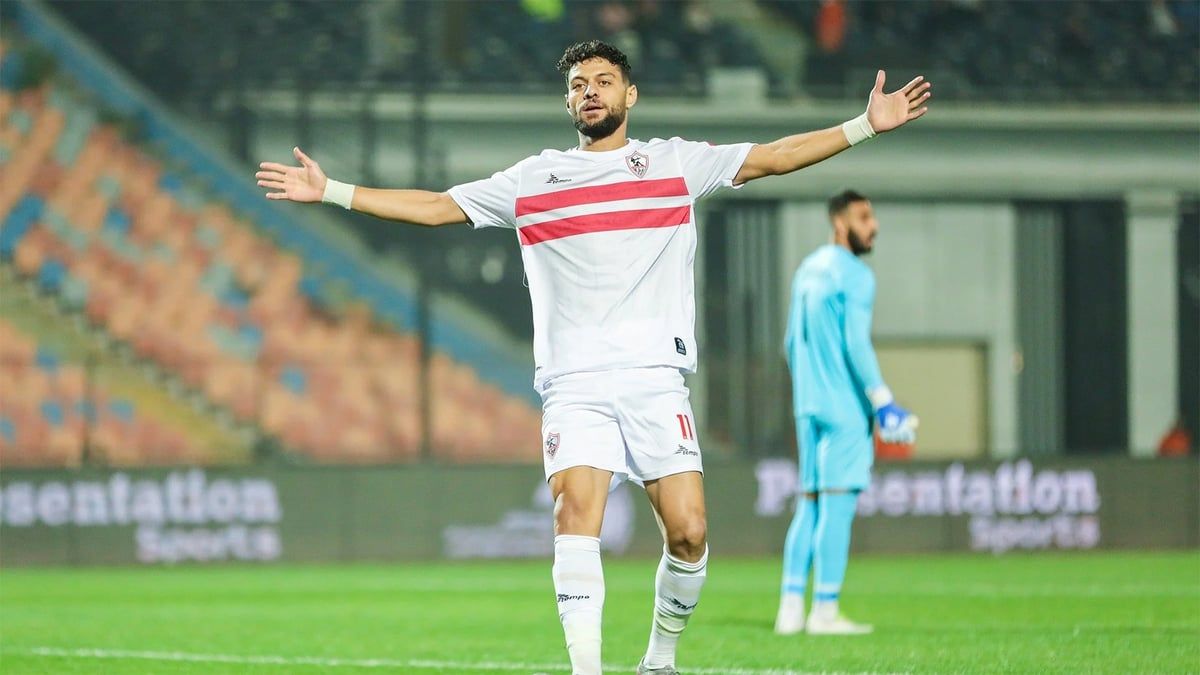 احتفال غريب من مصطفى شلبي بعد هدف الزمالك الثالث في دريمز (فيديو)