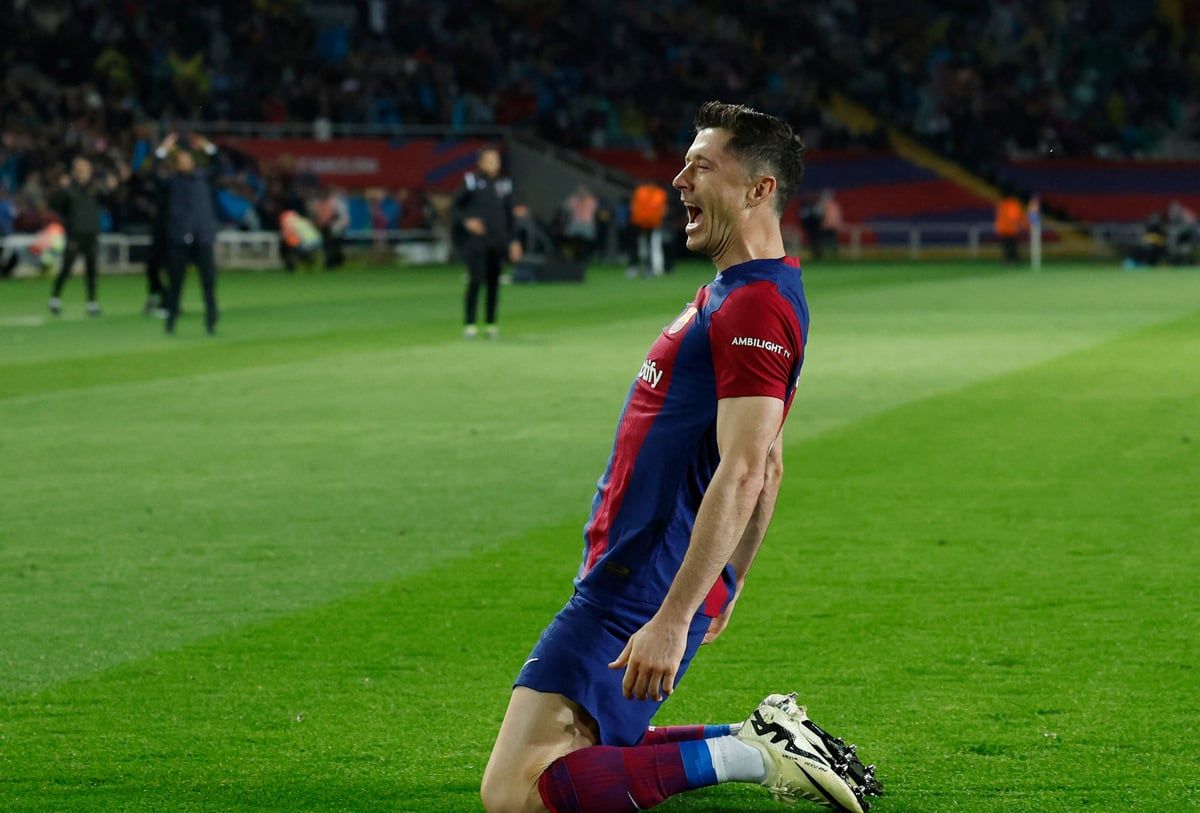 ترتيب هدافي الدوري الإسباني بعد هاتريك ليفاندوفسكي