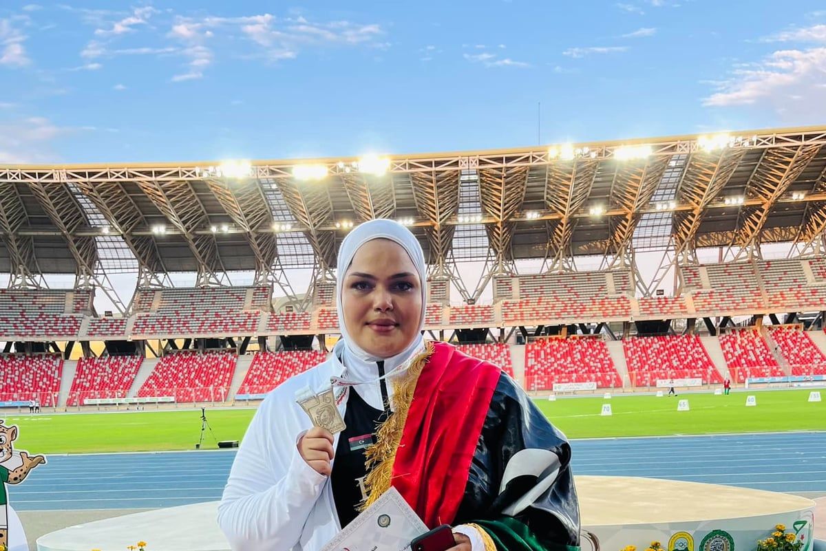 بطلة ألعاب القوى الليبية رتاج السائح توجه رسالة مؤثرة