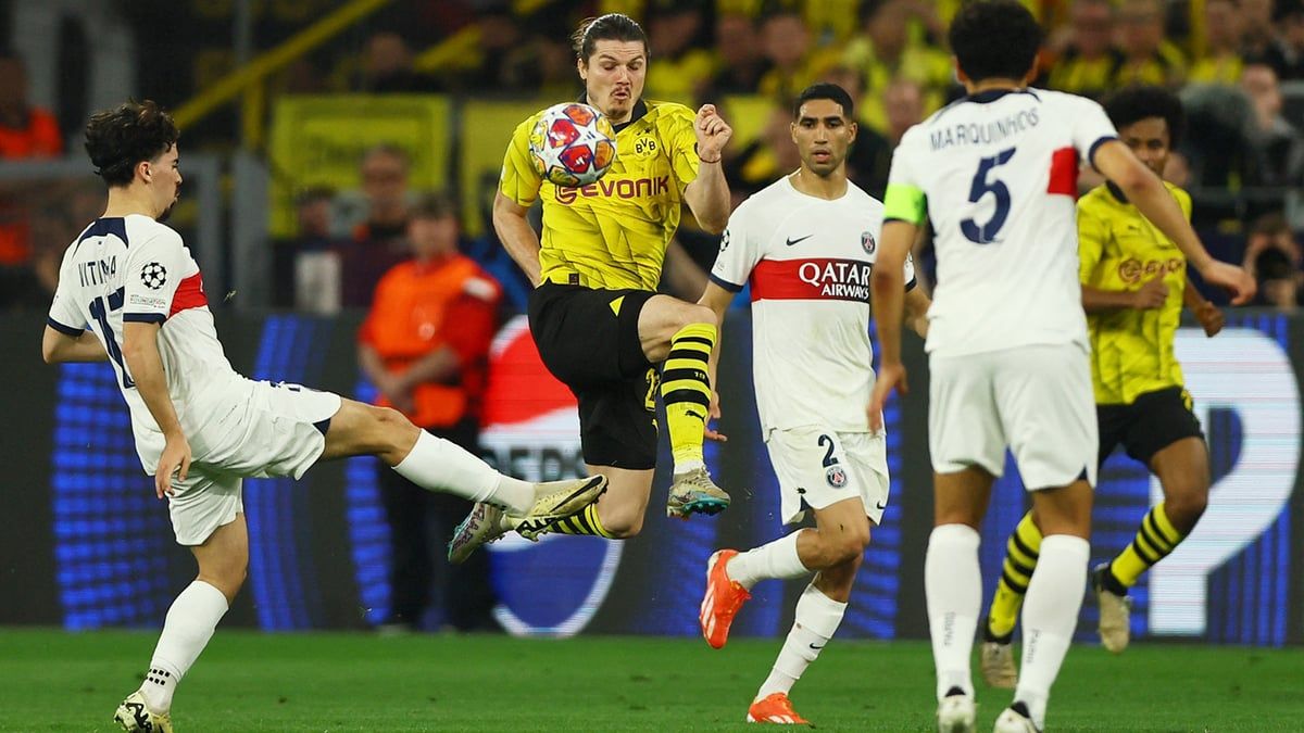 أهداف مباراة بروسيا دورتموند وباريس سان جيرمان (فيديو)