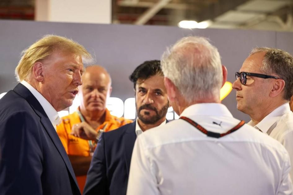 ترامب ومحمد بن سليم يشهدان سباق جائزة ميامي الكبرى