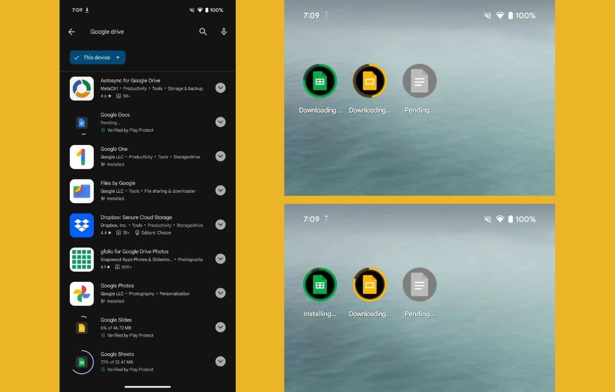 متجر جوجل بلاي يتيح تنزيل أكثر من تطبيق في الوقت نفسه.. إليك التفاصيل - موقع الخليج الان