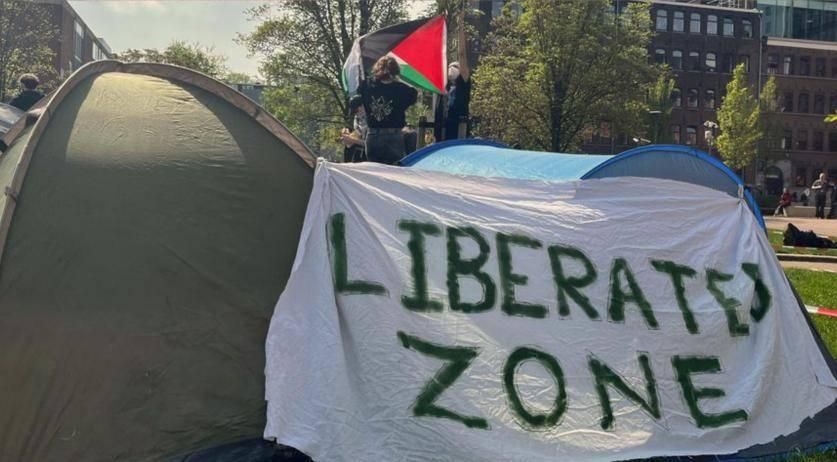 موجة الاحتجاجات الطلابية لدعم غزة تصل بلجيكا وهولندا