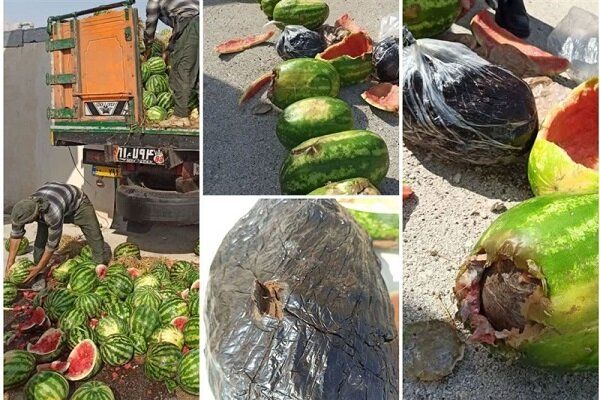 مخبّأة داخل بطيخ.. ضبط 100 كغم من "الأفيون" في إيران