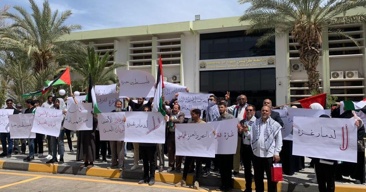جامعات ليبيا تنضم إلى الحراك الطلابي لوقف حرب غزة