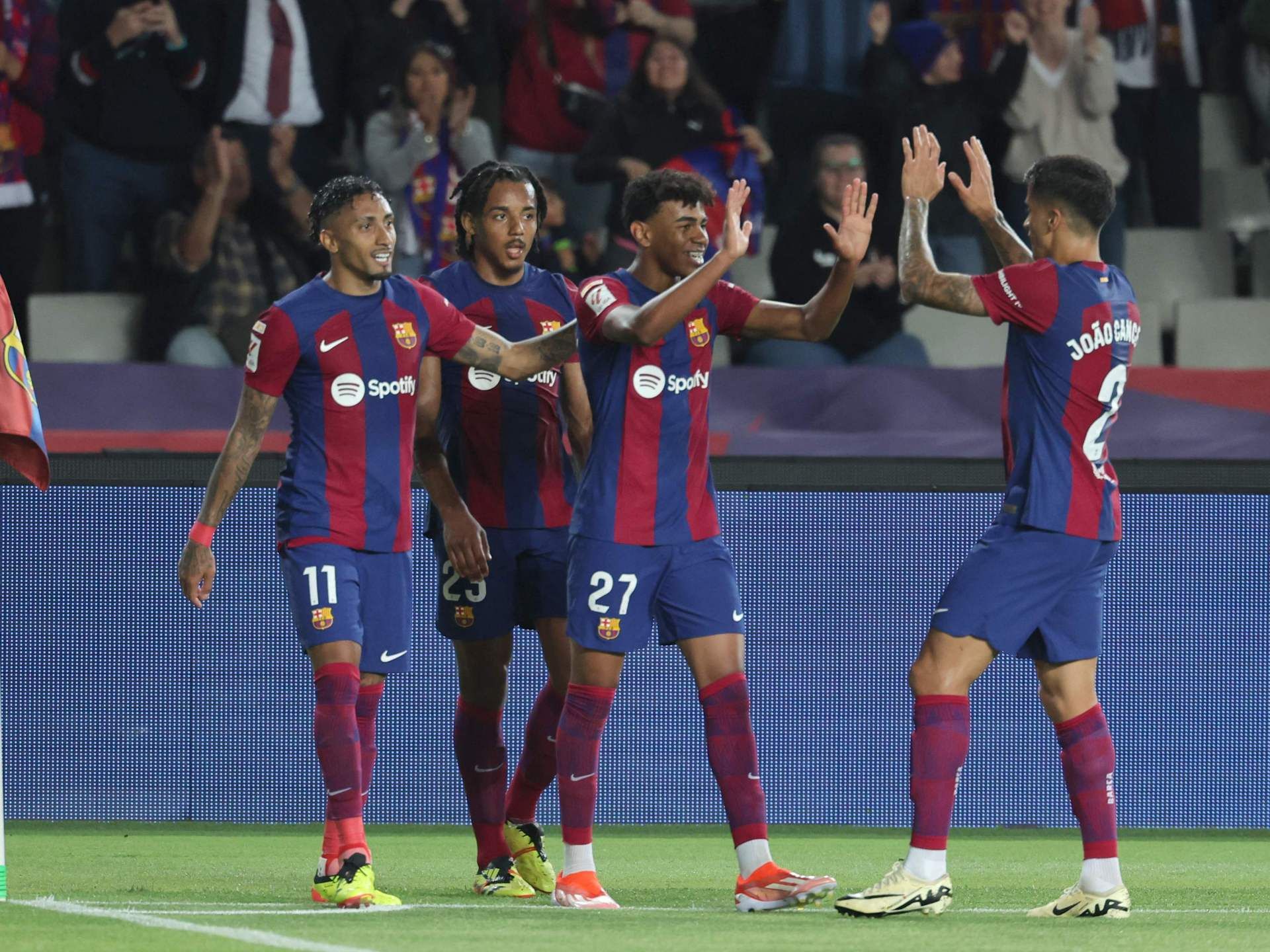 برشلونة يستعيد الوصافة بفوز صعب على ريال سوسييداد بالدوري الإسباني - موقع الخليج الان