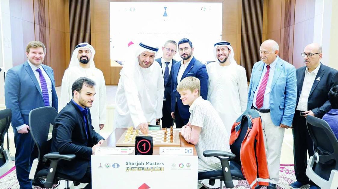 سالم يتصدر بطولة الشارقة ماسترز الدولية للشطرنج