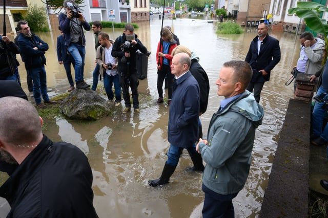 أمطار غزيرة وفيضانات في شمال أوروبا