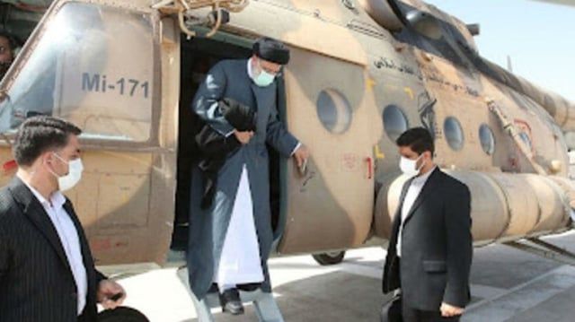 تعرض مروحية على متنها الرئيس الإيراني لحادث (صور)