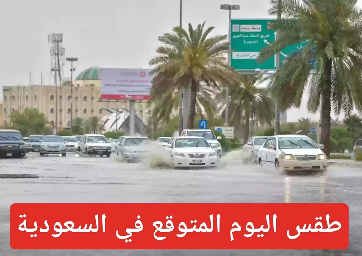 طقس السعودية اليوم...أمطار رعدية متوسطة ورياح نشطة وزخات برد على هذه المناطق - موقع الخليج الان