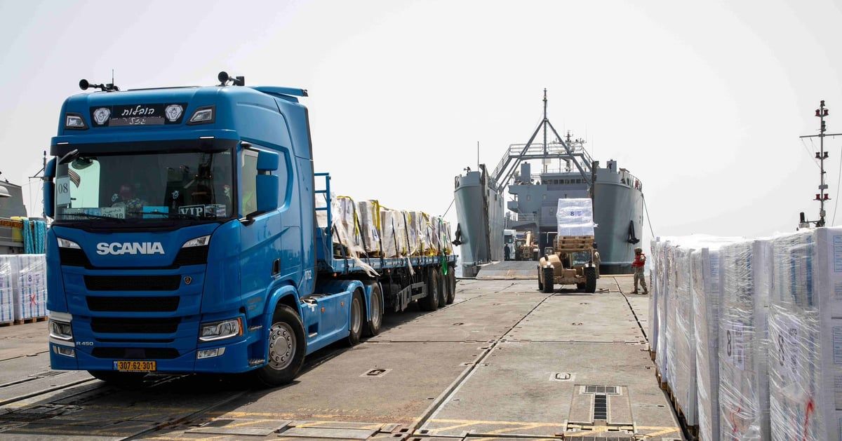 الجيش الأمريكي يكشف عن حجم مساعدات التي دخلت غزة عبر الرصيف المؤقت