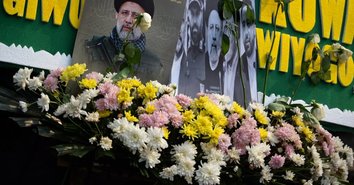 إيراني يفارق الحياة بعد سماعه نبأ تحطم مروحية رئيسي