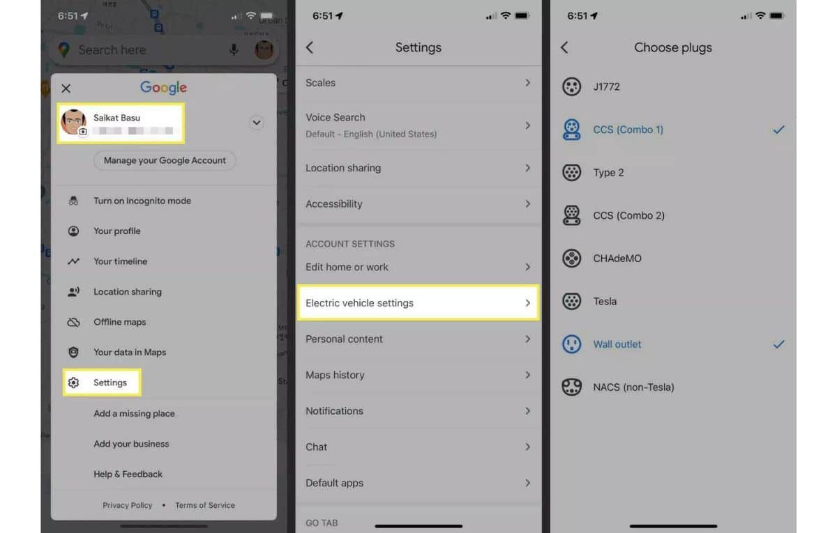 كيفية استخدام خرائط جوجل للعثور على محطات شحن السيارات الكهربائية  - موقع الخليج الان