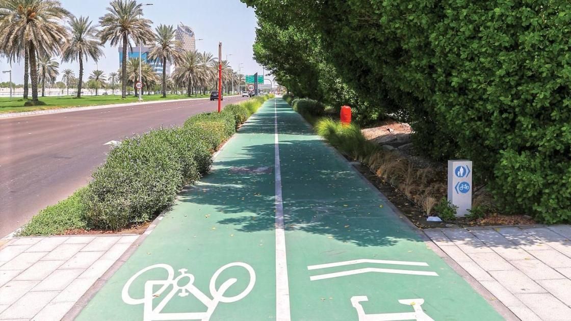 تصنيف البنية التحتية للدراجات إلى 4 فئات في أبوظبي