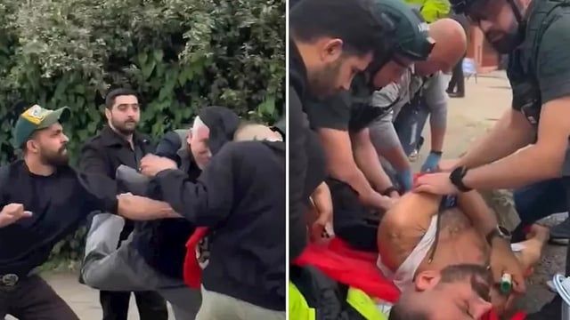 اشتباكات بحفل تأبين للرئيس الإيراني في لندن