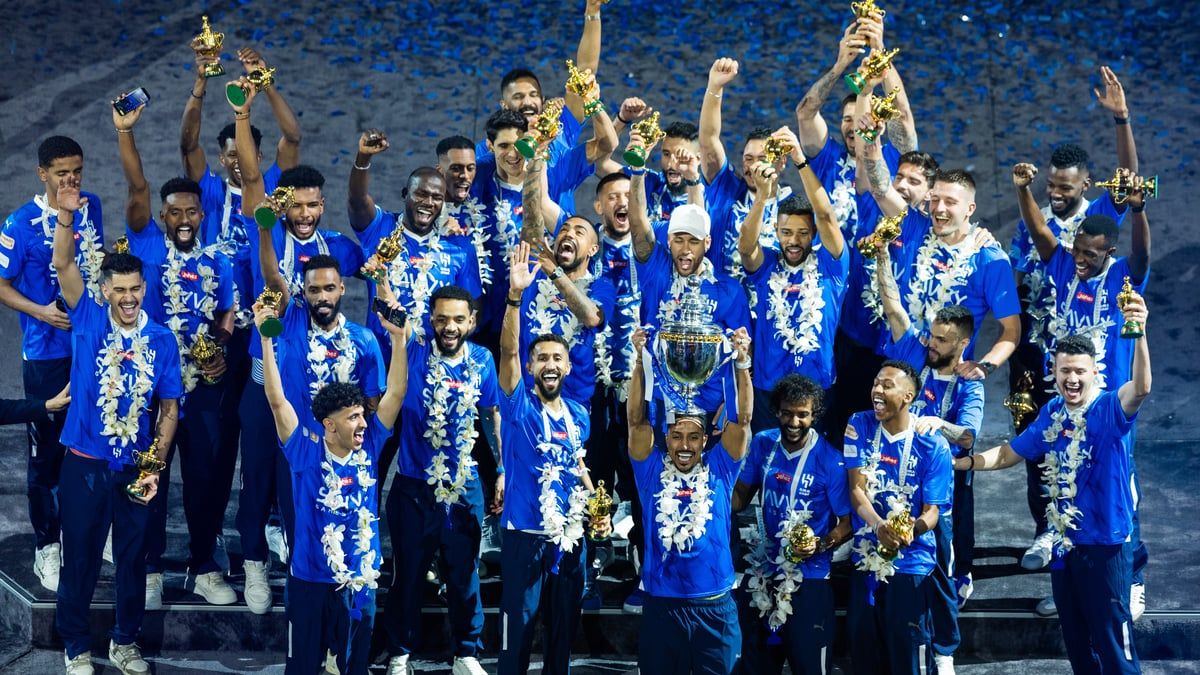 موسوعة جينيس ورقصة جيسوس أبرز مقتطفات حفل تتويج الهلال (فيديو)