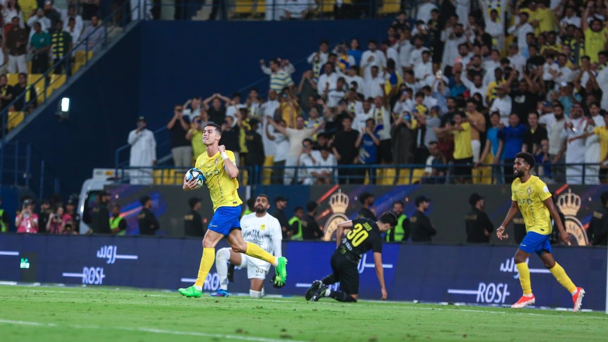 رونالدو يفك النحس ويكسر رقم عبد الرزاق حمد الله التاريخي (فيديو)