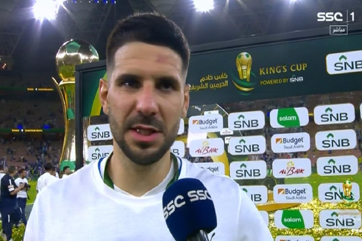 ليلة رائعة وموسم مثالي ولكنني أحلم بالرباعية!! تصريحات نارية من ميتروفيتش بعد نهائي النصر - موقع الخليج الان