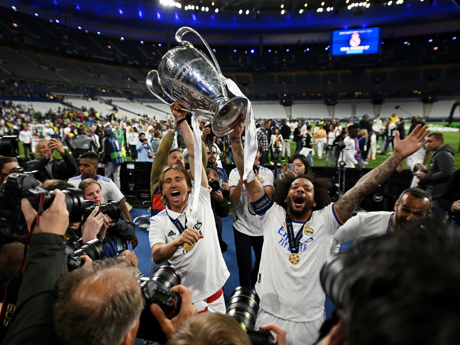 خسارات وانتصارات ريال مدريد في المباريات النهائية لدوري أبطال أوروبا - موقع الخليج الان