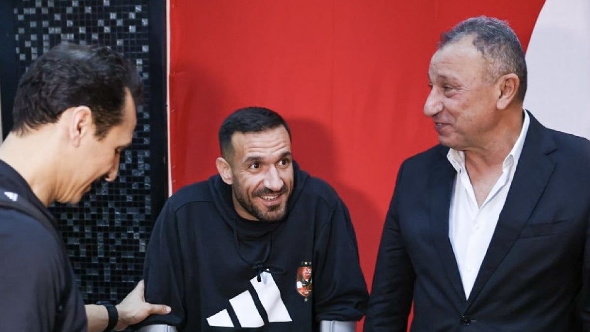 ‎علي معلول يوجه رسالة لجماهير الأهلي المصري بعد الإصابة