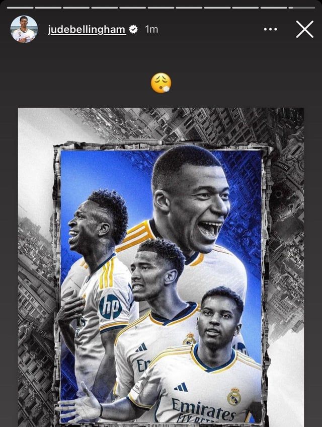 كيف تفاعل بيلينغهام مع صفقة مبابي؟ (صورة)