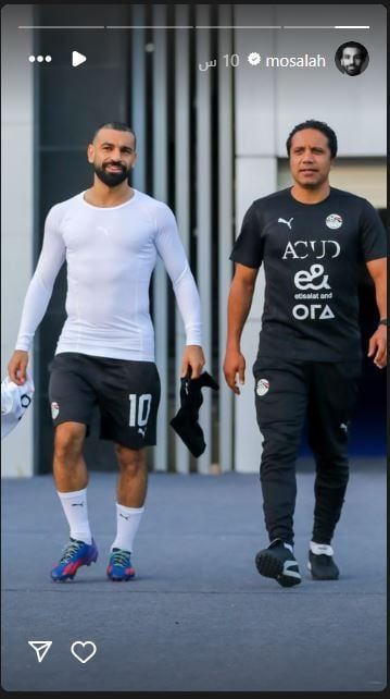 محمد صلاح ينشر صورته مع نجم الزمالك عبر "إنستغرام"