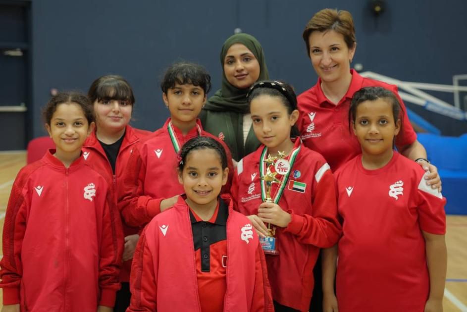 ذهبية وبرونزية لطاولة الشارقة للمرأة في بطولة البراعم