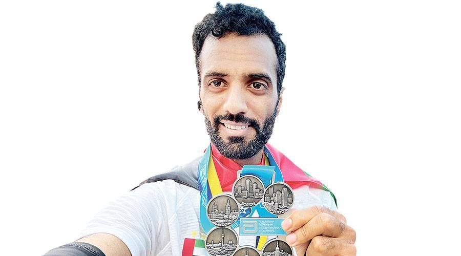 الشحي يفوز بميدالية بطولة أبوت لماراثونات العالم الكبرى