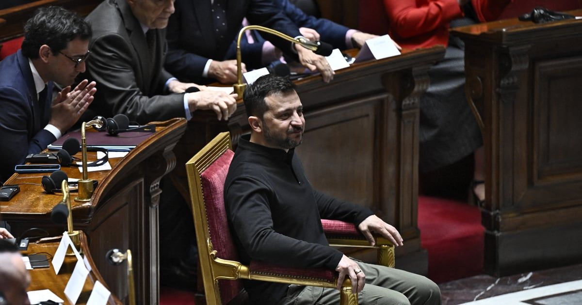 زيلينسكي للمشرعين الفرنسيين: أوروبا لم تعد تنعم بالسلام