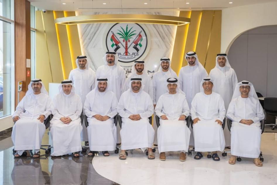 إدارة نادي الشارقة الجديد تلتقي الحزامي والمدفع