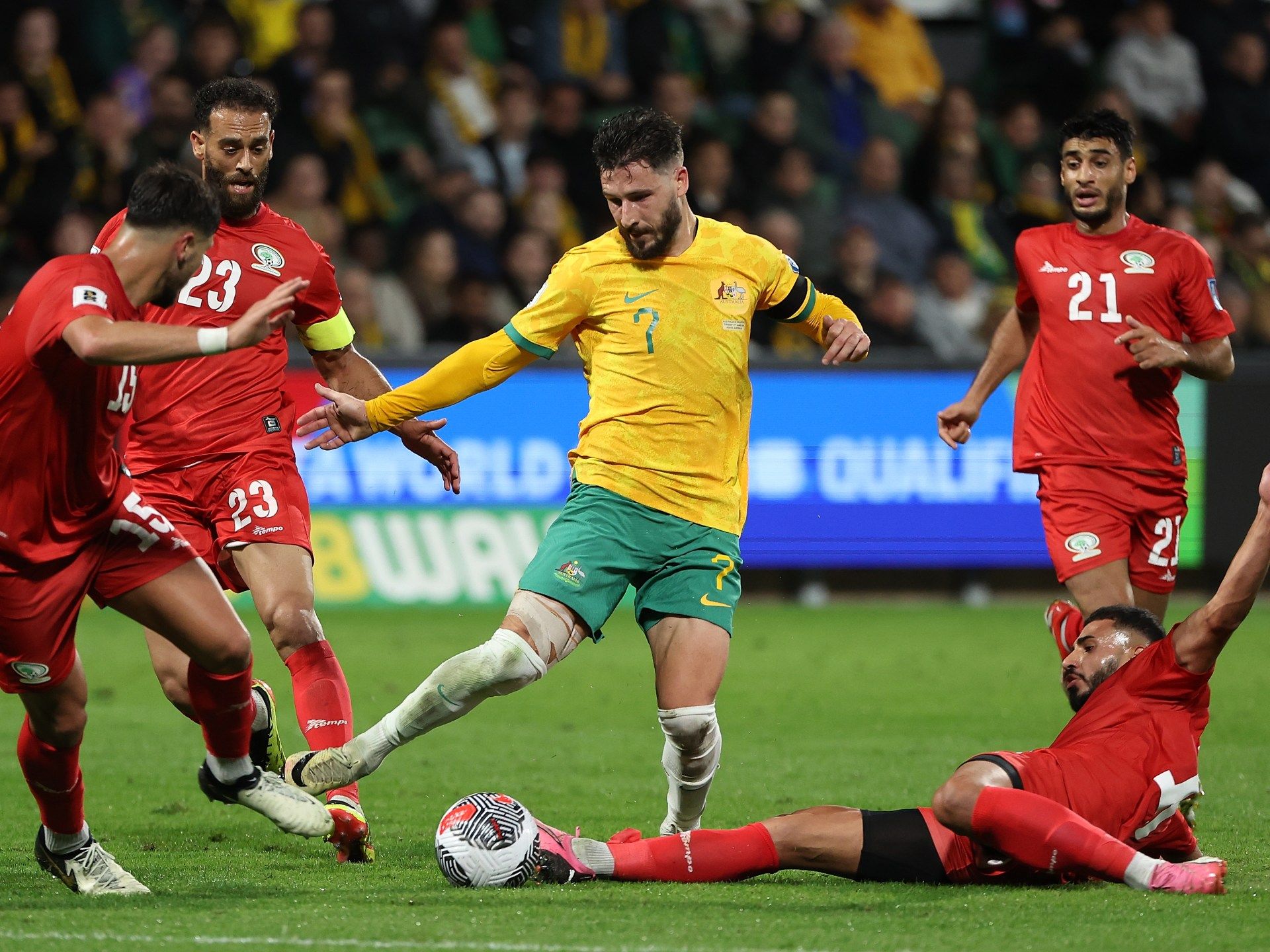 أستراليا تهزم فلسطين بخماسية في تصفيات مونديال 2026 وكأس آسيا 2027 - موقع الخليج الان