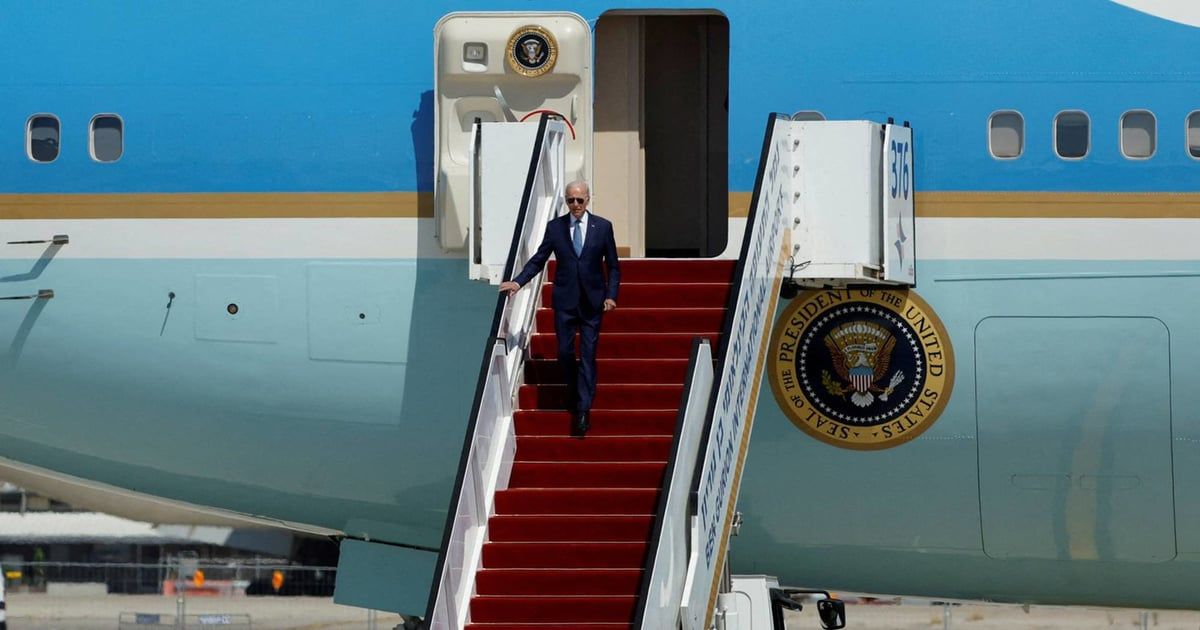 بايدن يصل إلى إيطاليا للمشاركة في قمة "مجموعة السبع"‎