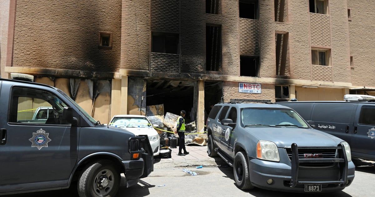 تهمة القتل لمواطن ومقيمين على خلفية حريق الكويت