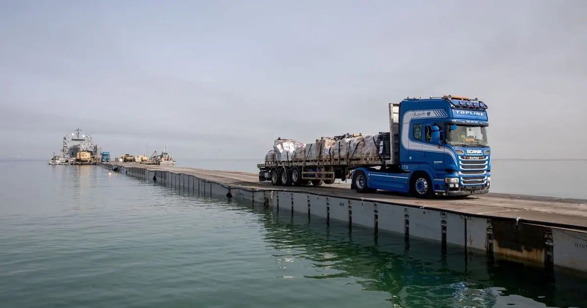 الجيش الأمريكي ينقل رصيف غزة العائم إلى أسدود