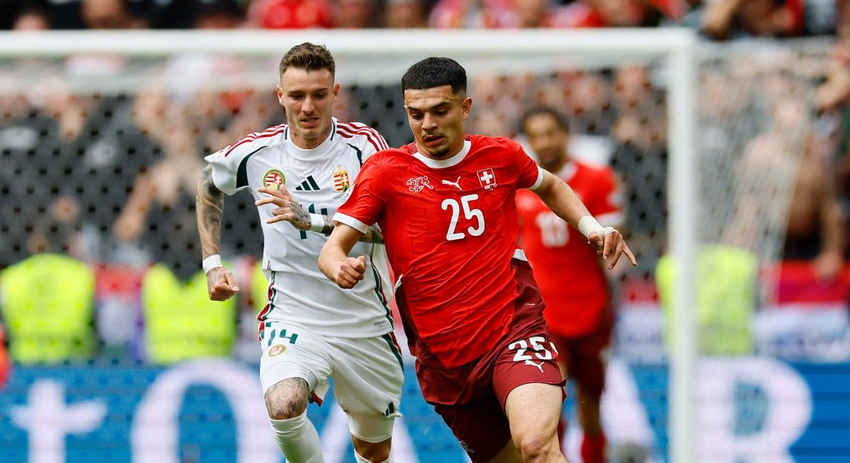 سويسرا تهزم المجر وتلحق بألمانيا في صدارة المجموعة الأولى لليورو