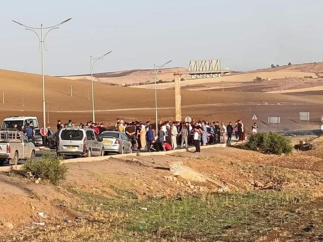 شهر بلا ماء.. جزائريون يحتجون على تبون